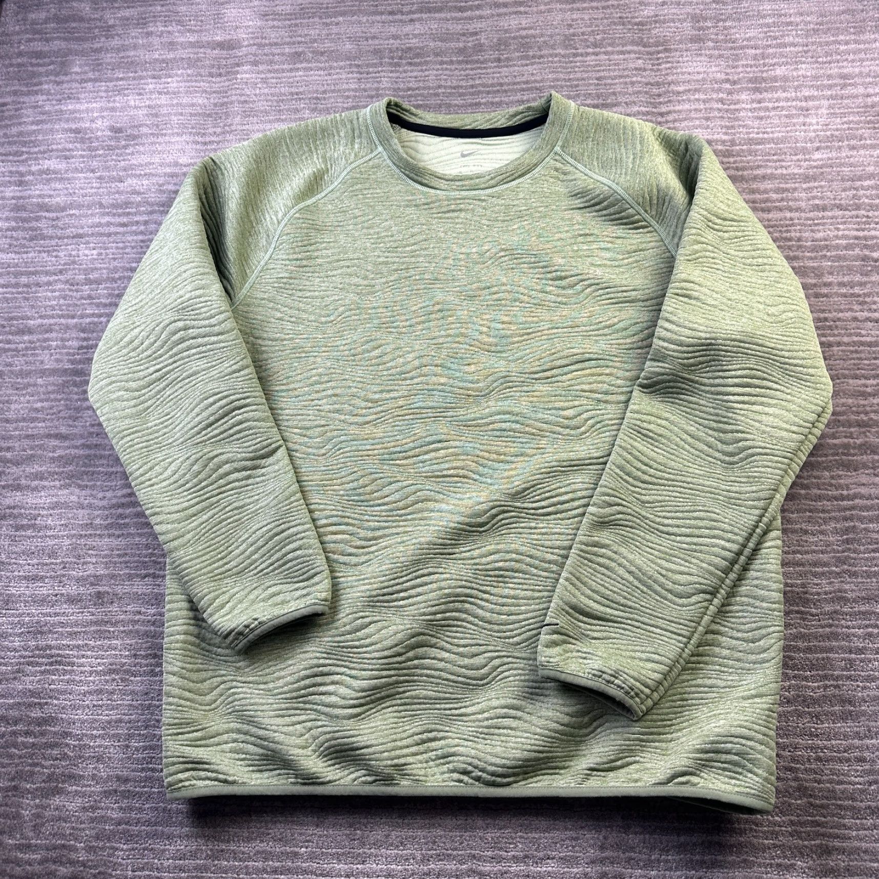 Nike Nike Sweater Mens XL Green Crew Dri Fit Pullover Sports Christmas Winter Men Shirt Sweatshirt Size US XL / EU 56 / 4 - 2 Thumbnail