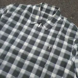 Vintage 💥Vintage💥 YSL Pour Homme YVES Saint Plaid Jacket Size US XL / EU 56 / 4 - 1 Thumbnail