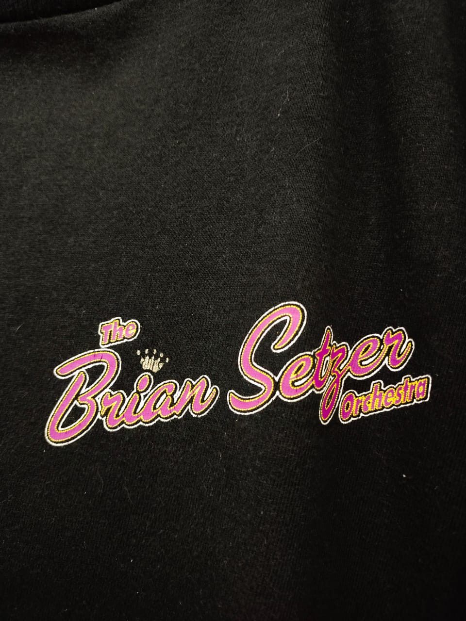 Band Tees Vintage 90s Brian Setzer Of Stray Cats vocalist band tee Size US L / EU 52-54 / 3 - 3 Thumbnail