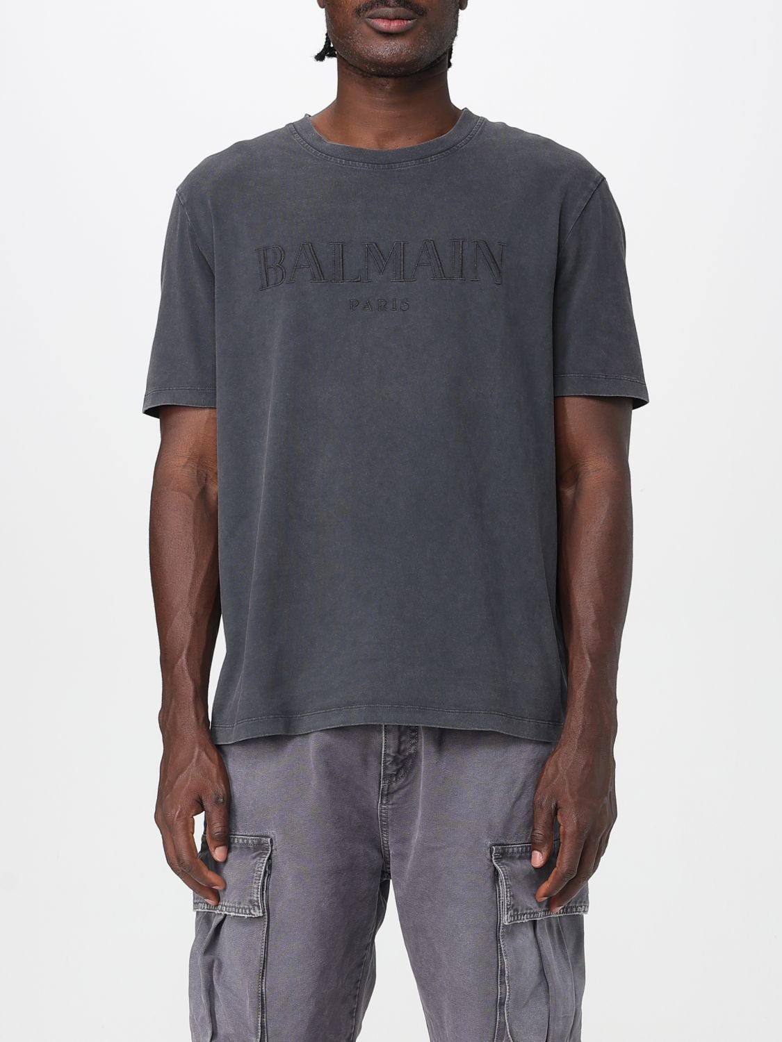 Balmain Balmain T-Shirt Men Grey Size US S / EU 44-46 / 1 - 1 Thumbnail