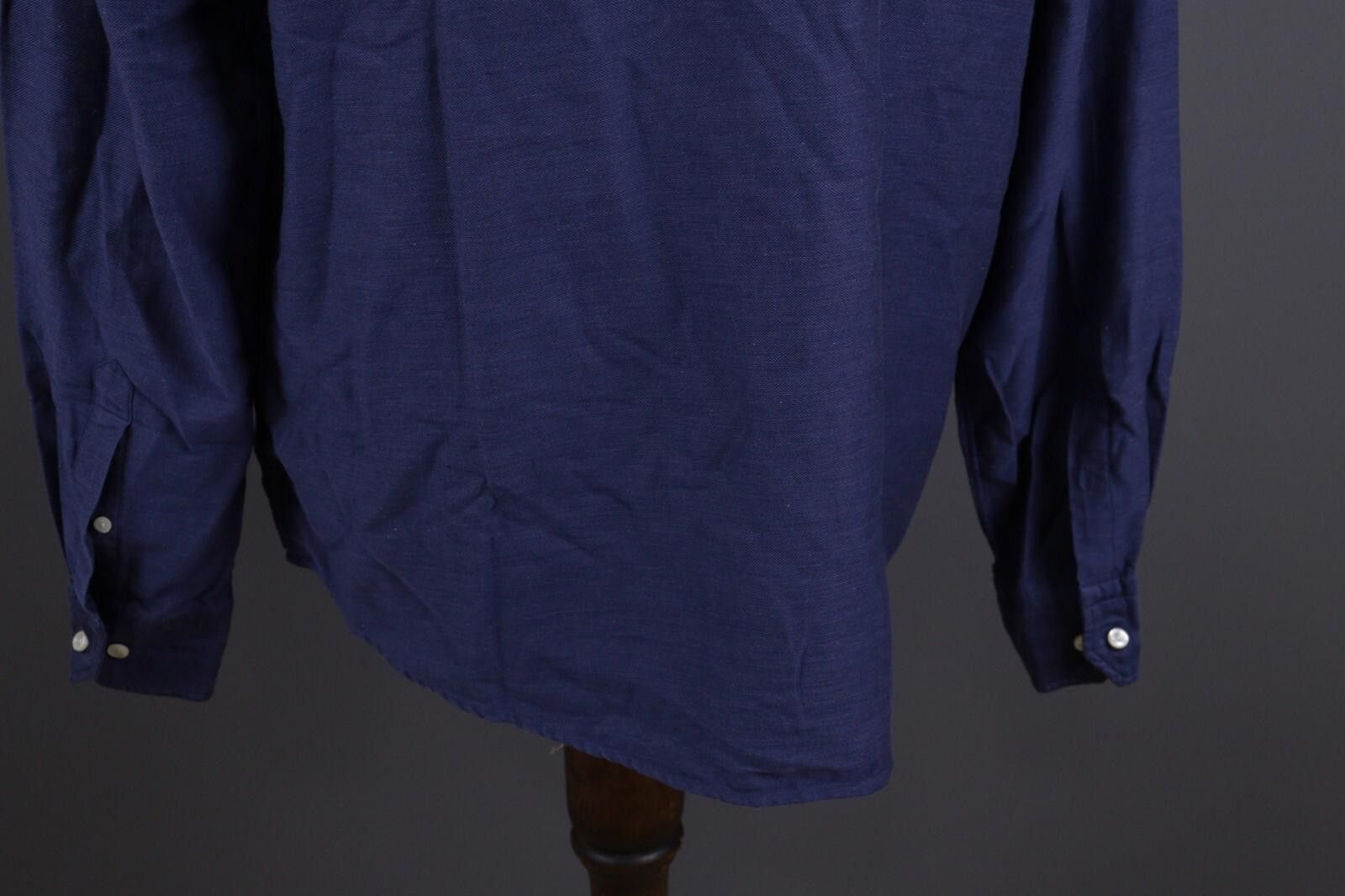 Eton Eton Contemporary Blue Luxury Dress Shirt Size 46 / 18 / XXL Size US XXL / EU 58 / 5 - 12 Thumbnail