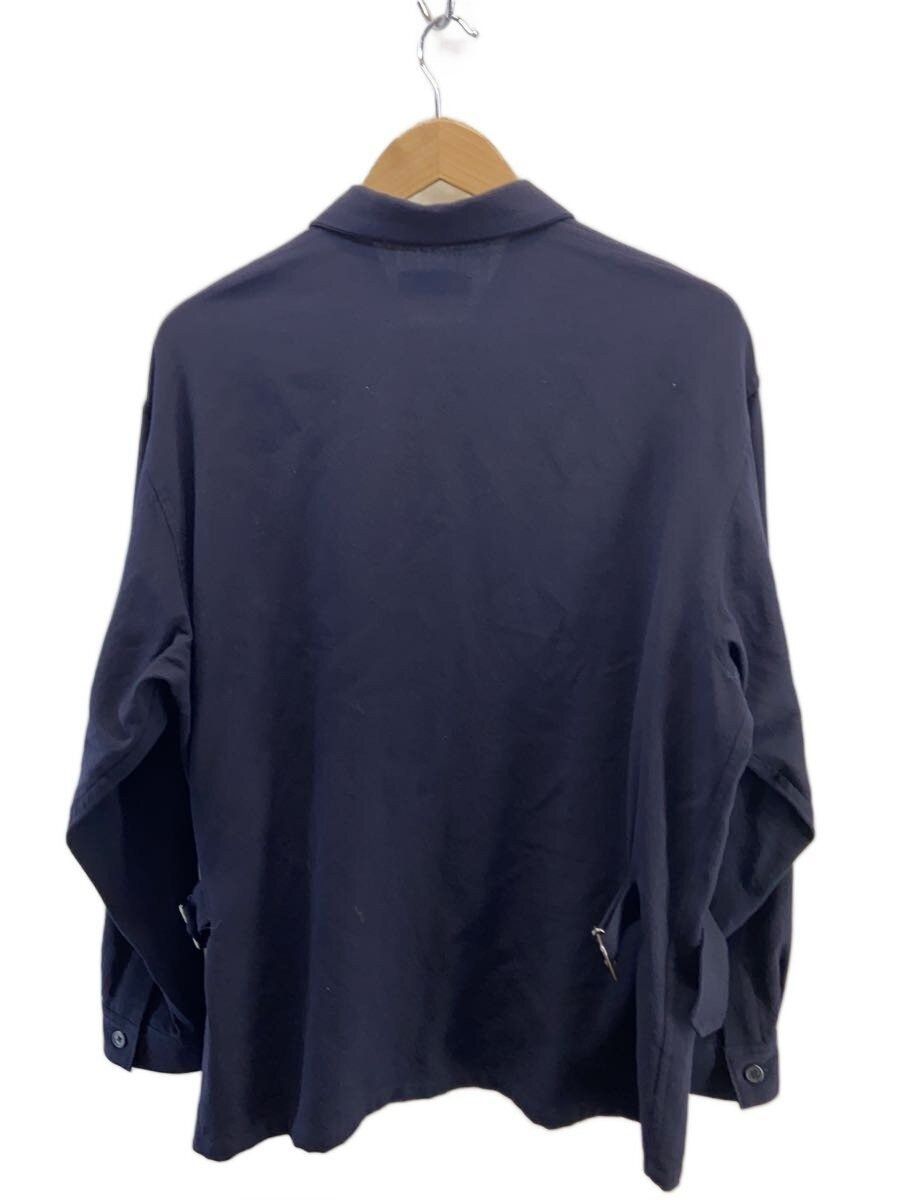 Yohji Yamamoto 90's Cargo Wool Shirt Size US L / EU 52-54 / 3 - 2 Thumbnail