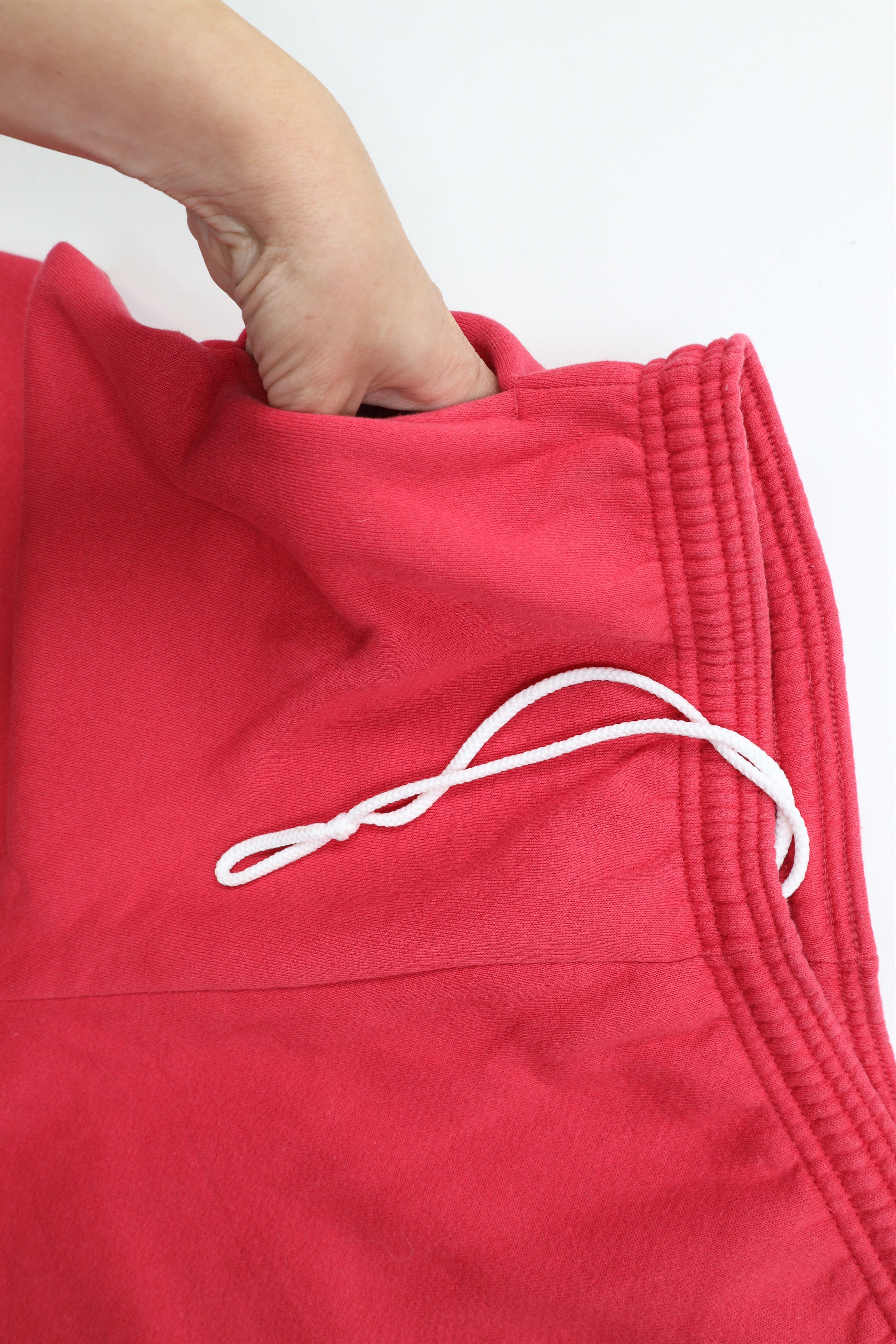 Vintage Vintage 90s Streetwear Heavyweight Sweatpants Joggers Pink Size 32" / US 10 / IT 46 - 6 Thumbnail