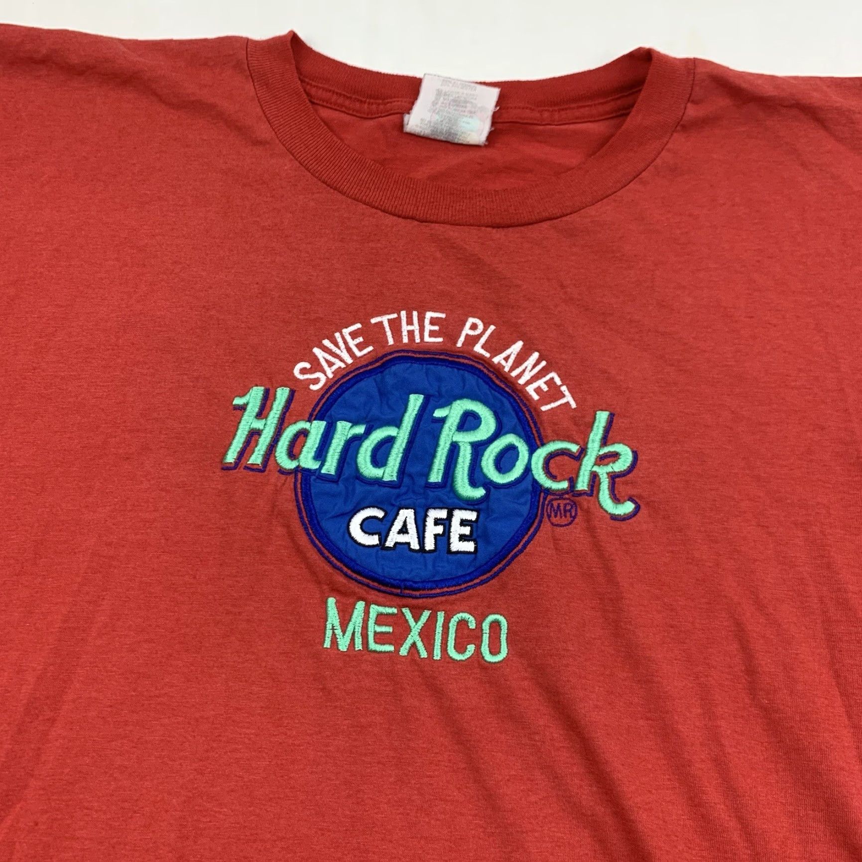 Hard Rock Cafe VINTAGE Hard Rock Cafe T Shirt Men Adult M Red Embroidered Rock & Roll Mexico 90s Shirt Size US M / EU 48-50 / 2 - 2 Thumbnail