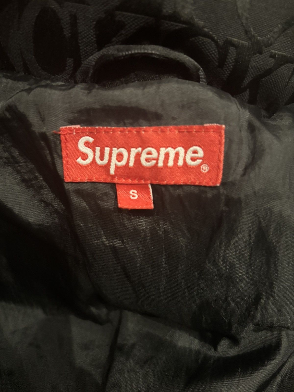 Supreme Supreme Jacquard Puffy Jacket Black F/W 2017 Collection Size US S / EU 44-46 / 1 - 3 Thumbnail
