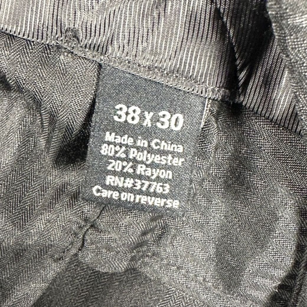Apt. 9 Apt. 9 Chino Golf Pants Mens 38X30 Black Ice Flat Front Straight Leg Pockets NEW Mens Size US 38 / EU 54 - 4 Thumbnail