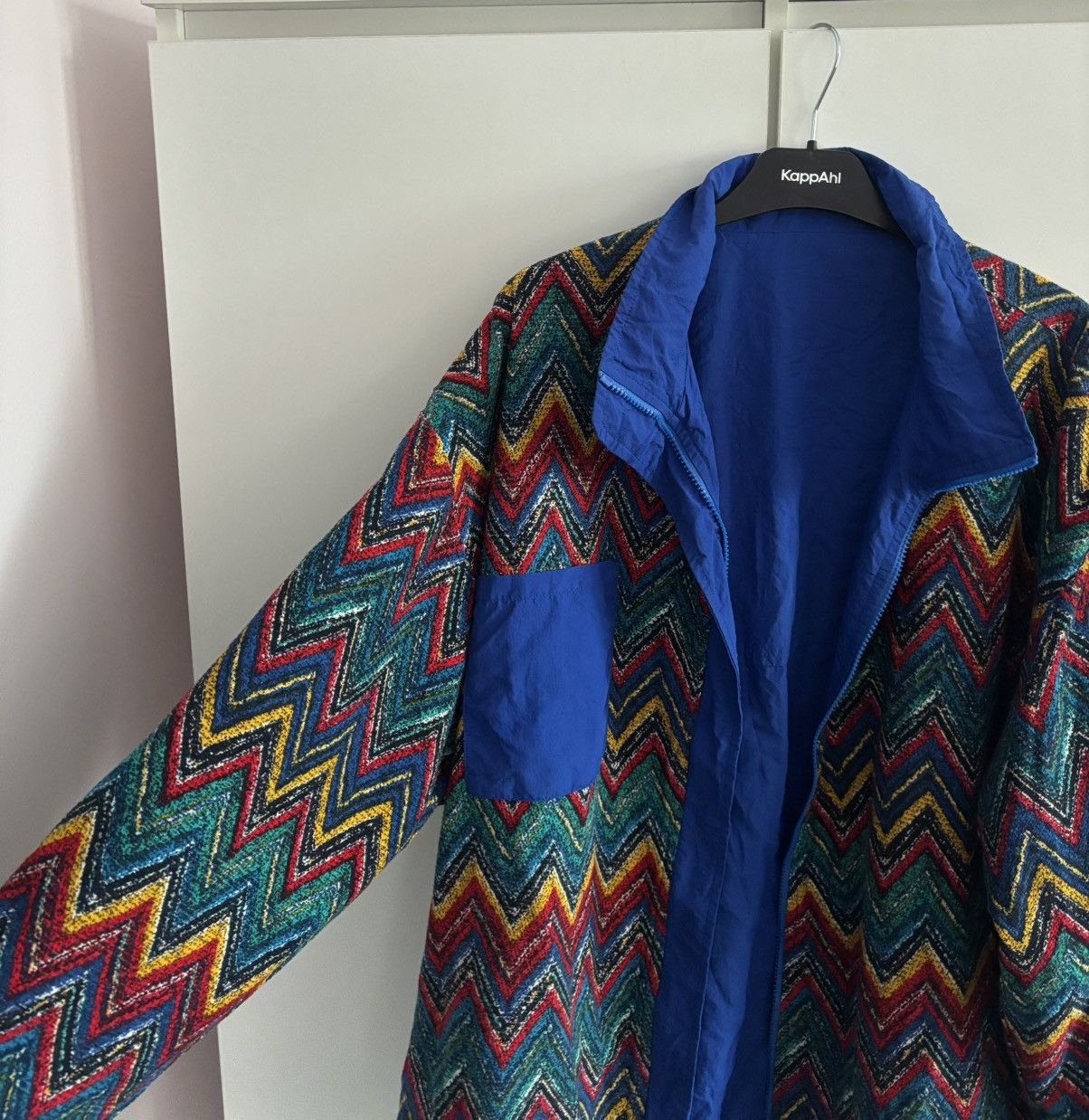 Missoni Vintage Missoni Printed Nylon Jacket Rare Size US XL / EU 56 / 4 - 4 Thumbnail