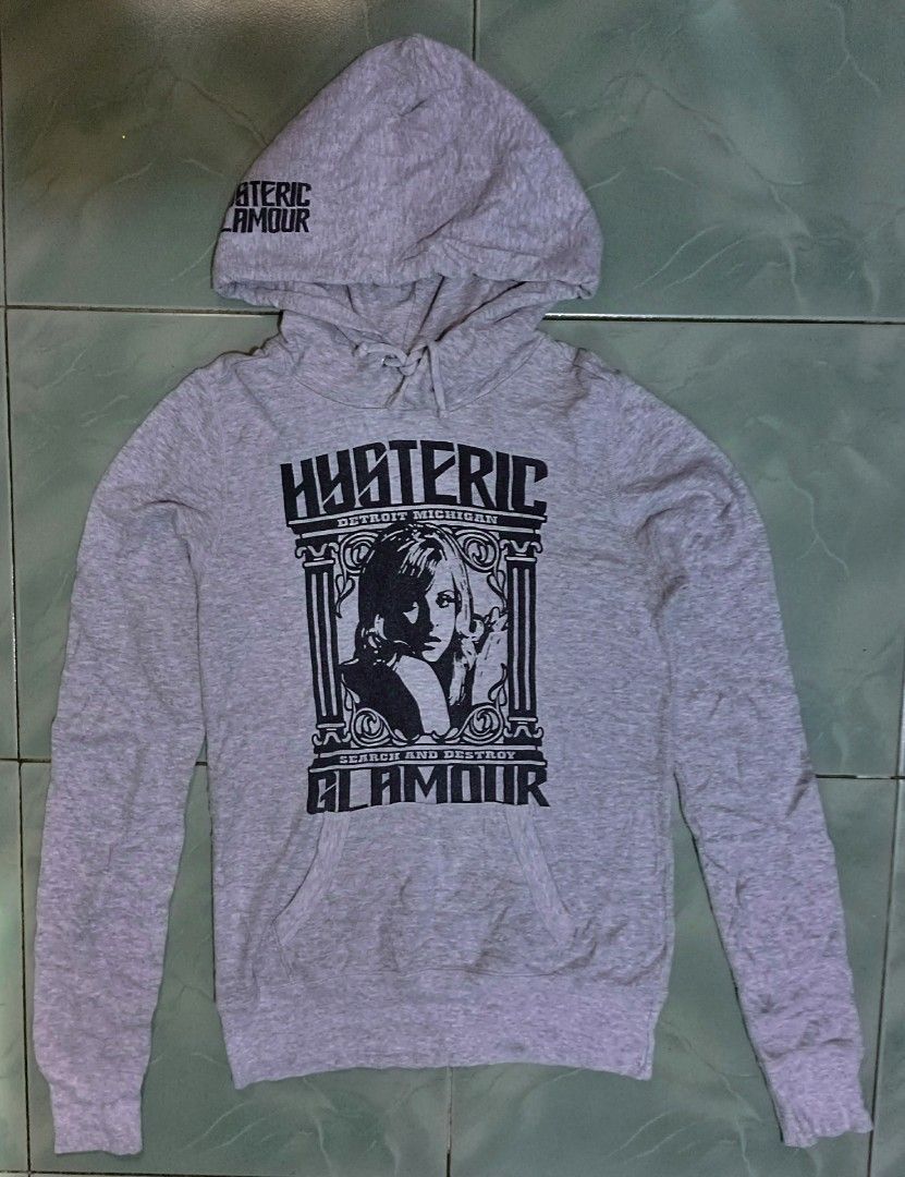 Hysteric Glamour Hysteric glamour hoodie grey detroid Size US S / EU 44-46 / 1 - 1 Thumbnail