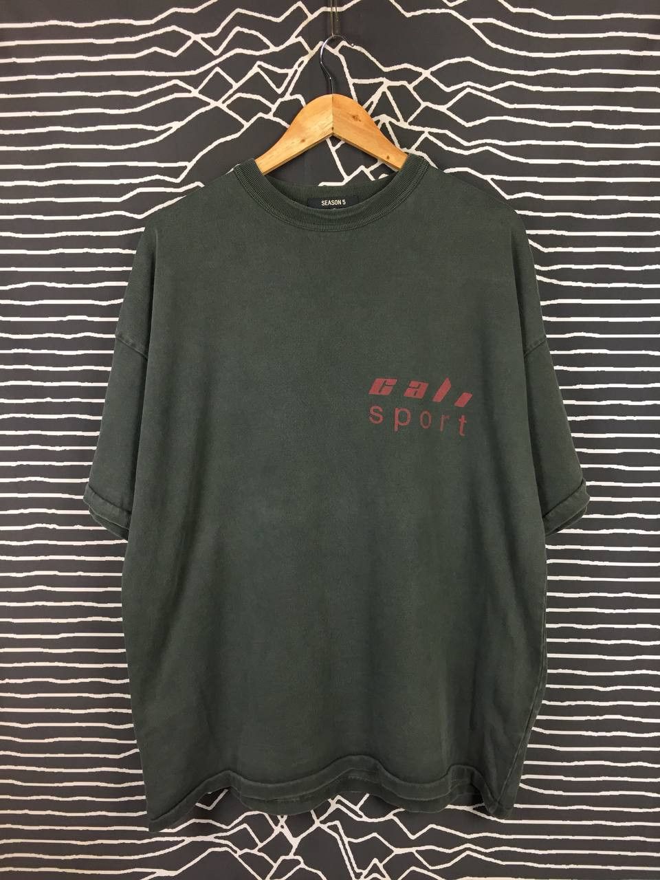 Yeezy Yeezy Season 5 Cali Sport Oversized Tee Size S Size US S / EU 44-46 / 1 - 1 Thumbnail