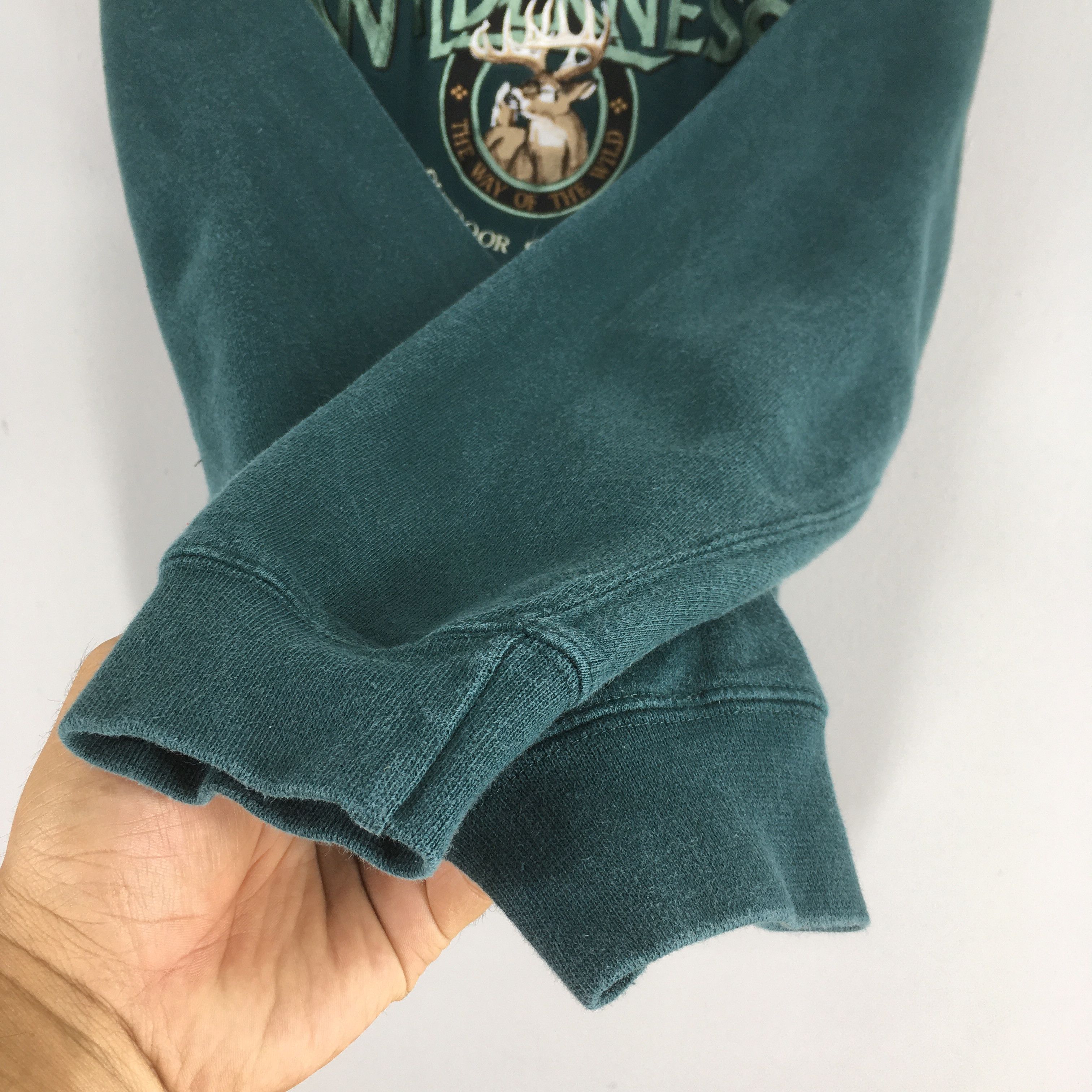 Habitat × Vintage Vintage American Wilderness Whitetail Green Sweatshirt M Size US M / EU 48-50 / 2 - 4 Thumbnail