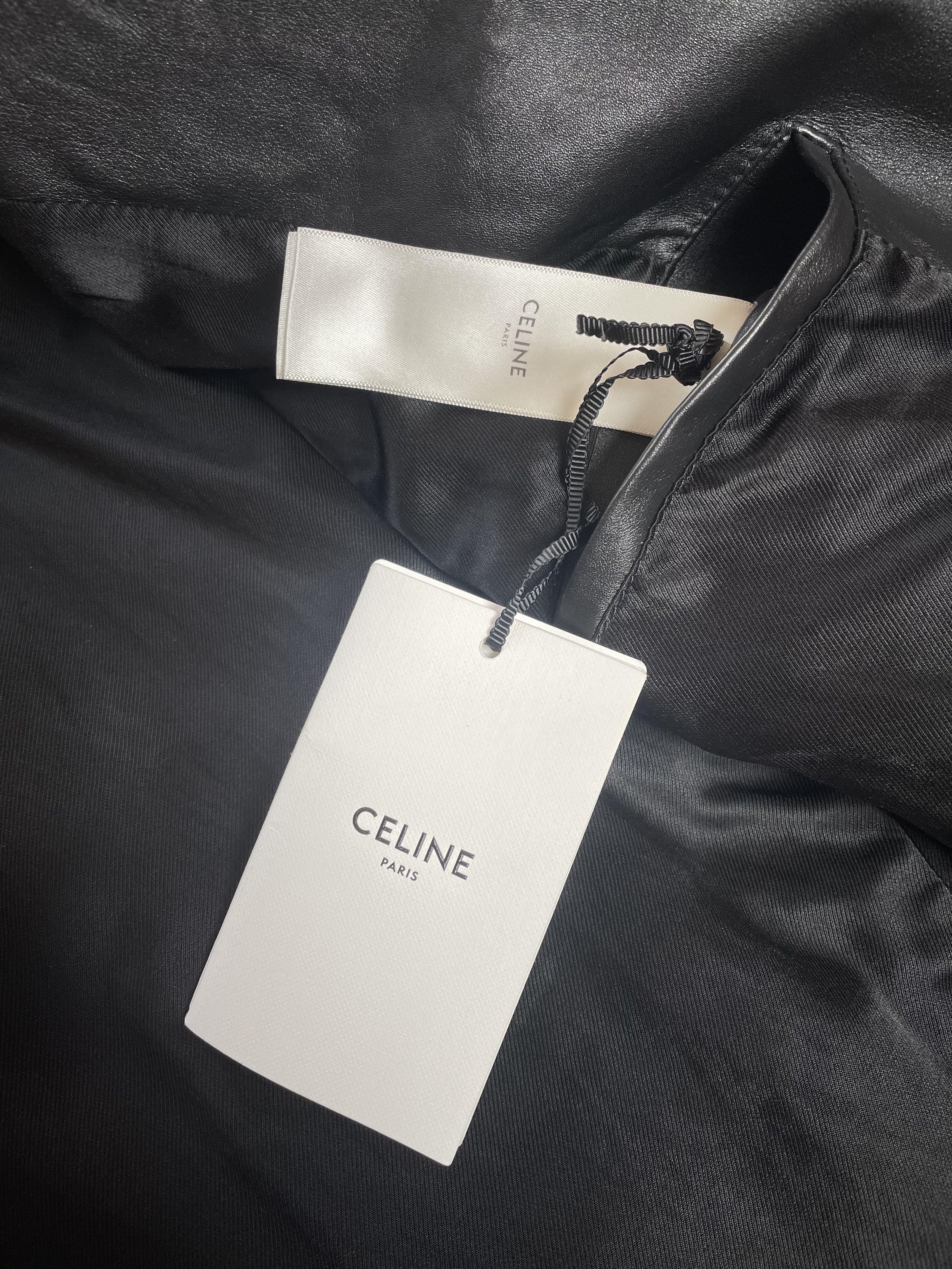 Celine CELINE LEATHER BIKER JACKET Size US M / EU 48-50 / 2 - 4 Thumbnail