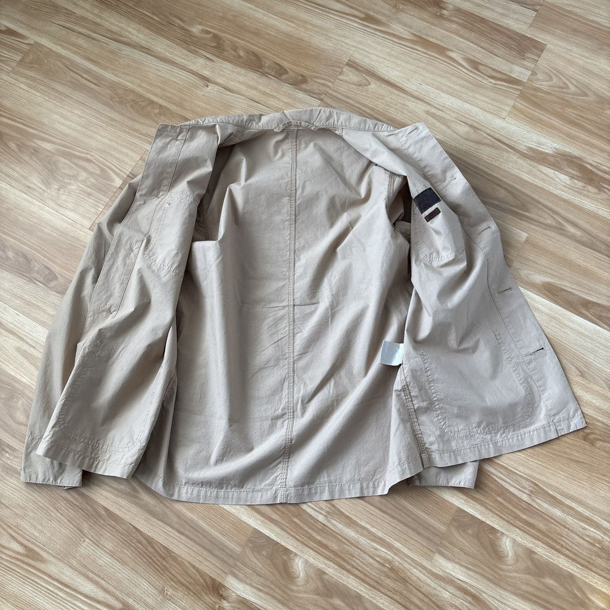 Altea Altea Beige Cotton Shirt Jacket US Size S Made In Italy Size US S / EU 44-46 / 1 - 2 Thumbnail