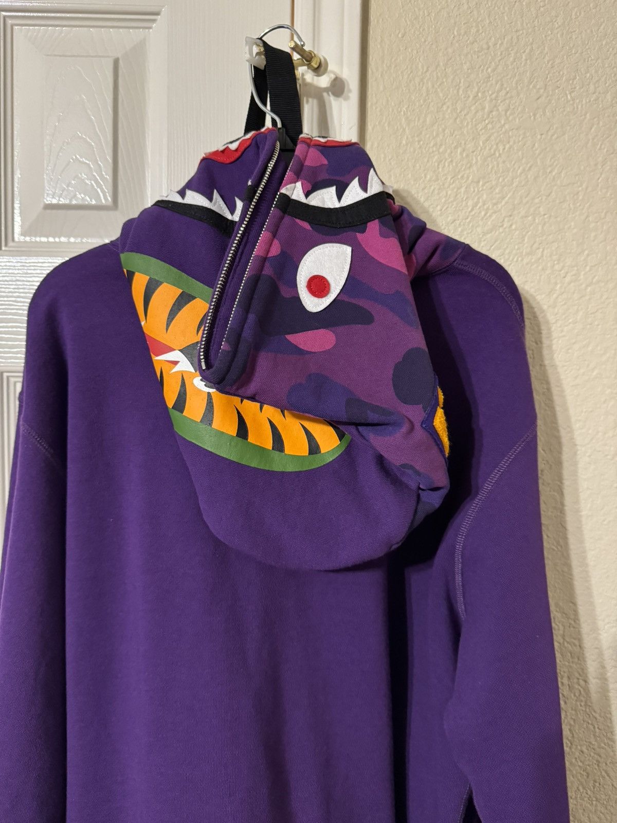 Bape Color Camo Shark Full Zip Hoodie Size US L / EU 52-54 / 3 - 2 Thumbnail