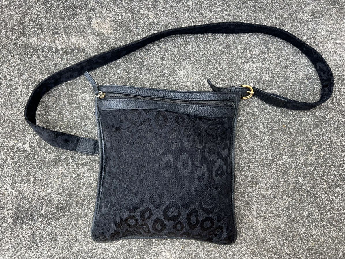 Leather Vintage FEILER Germany Hybrid Leather Jacquard Sling Bag Size ONE SIZE - 7 Thumbnail