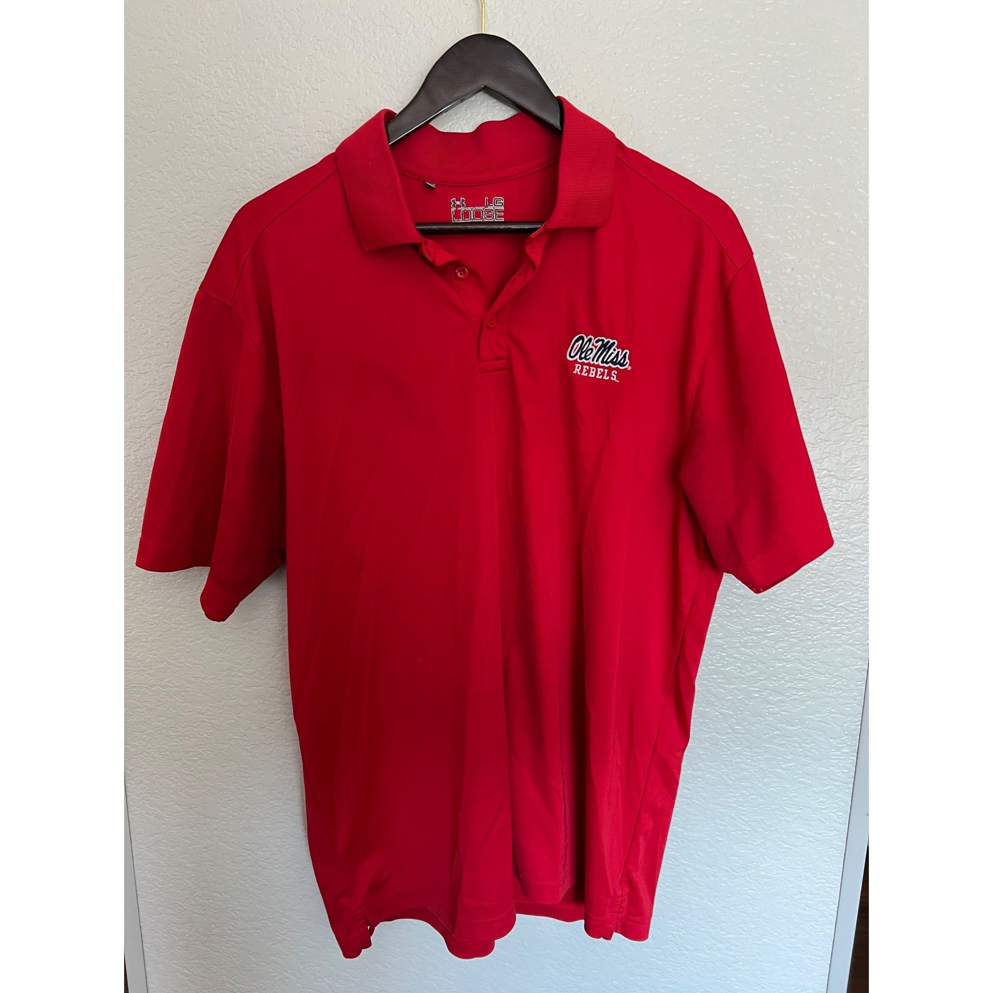 Under Armour Under Armour Ole Miss Rebels Polo Shirt - Size L Size US L / EU 52-54 / 3 - 1 Thumbnail