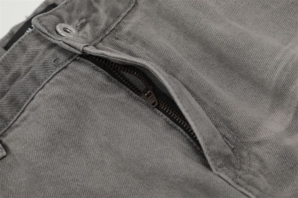 Japanese Brand × Jean Men's distressed wide-leg loose versize knee-ripped jeans Size US 32 / EU 48 - 4 Thumbnail
