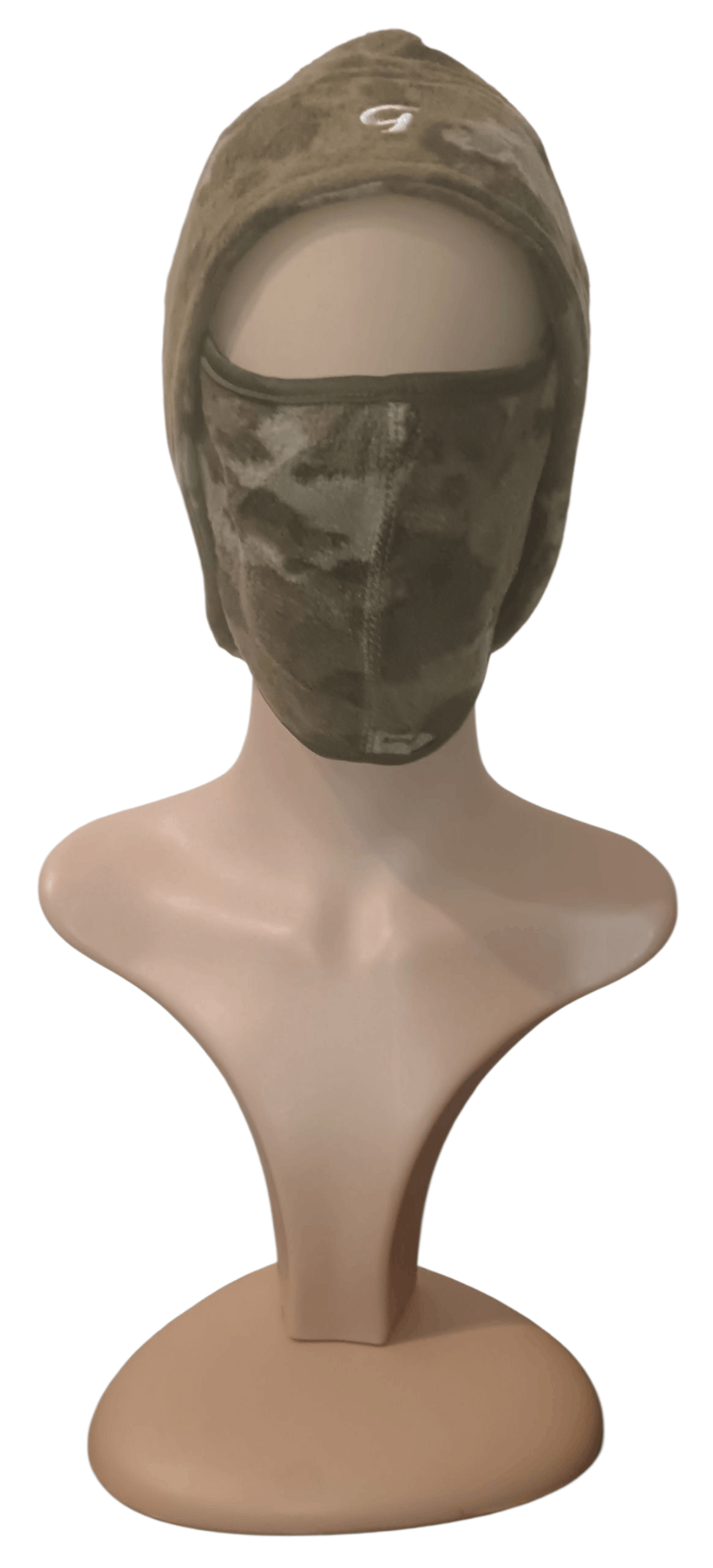 Japanese Brand CAMOUFLAGE BALACLAVA FLEECE HOOD Size ONE SIZE - 2 Thumbnail