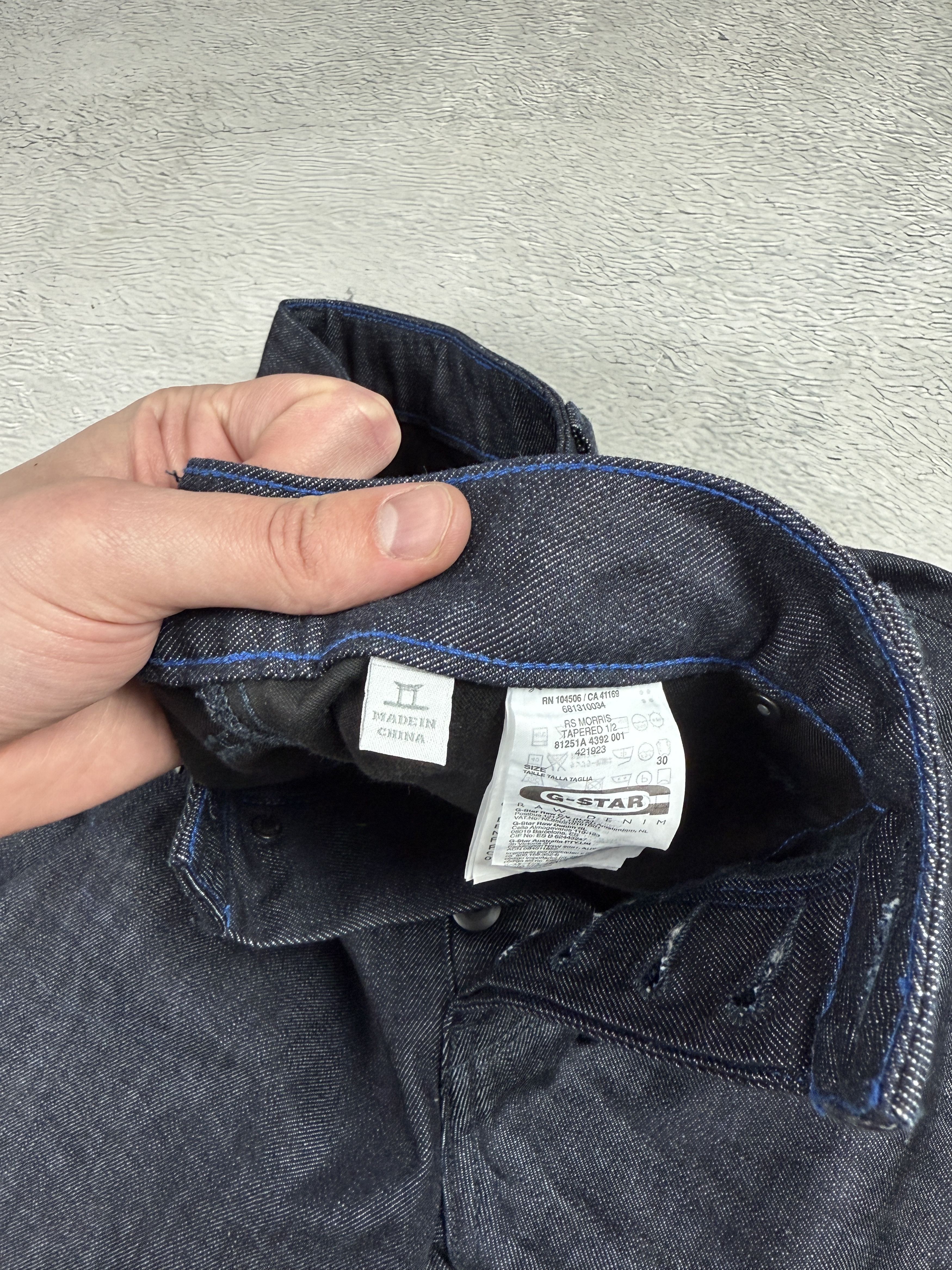 G-Star G-Star Raw Denim Shorts RS Morris Tapered 1/2 Blue Casual Size US 30 / EU 46 - 8 Thumbnail