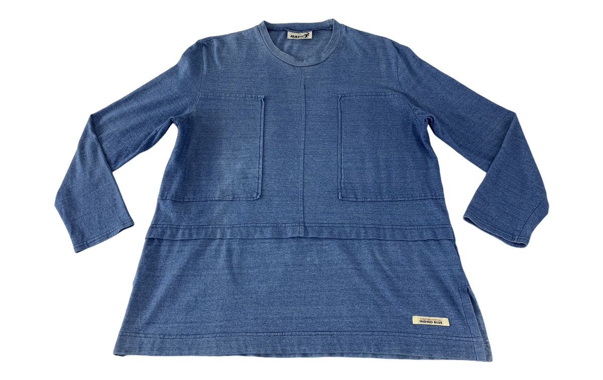 Hai Sporting Gear Issey Miyake Indigo Blue Longsleeve Plain