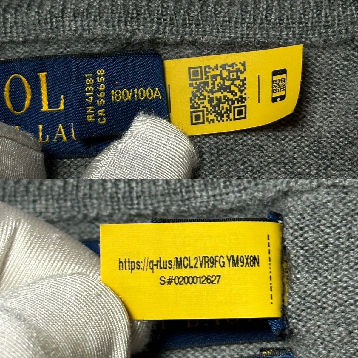 Polo Ralph Lauren Polo Ralph Lauren Crewneck Washable Merino Wool Sweater Size US L / EU 52-54 / 3 - 9 Thumbnail