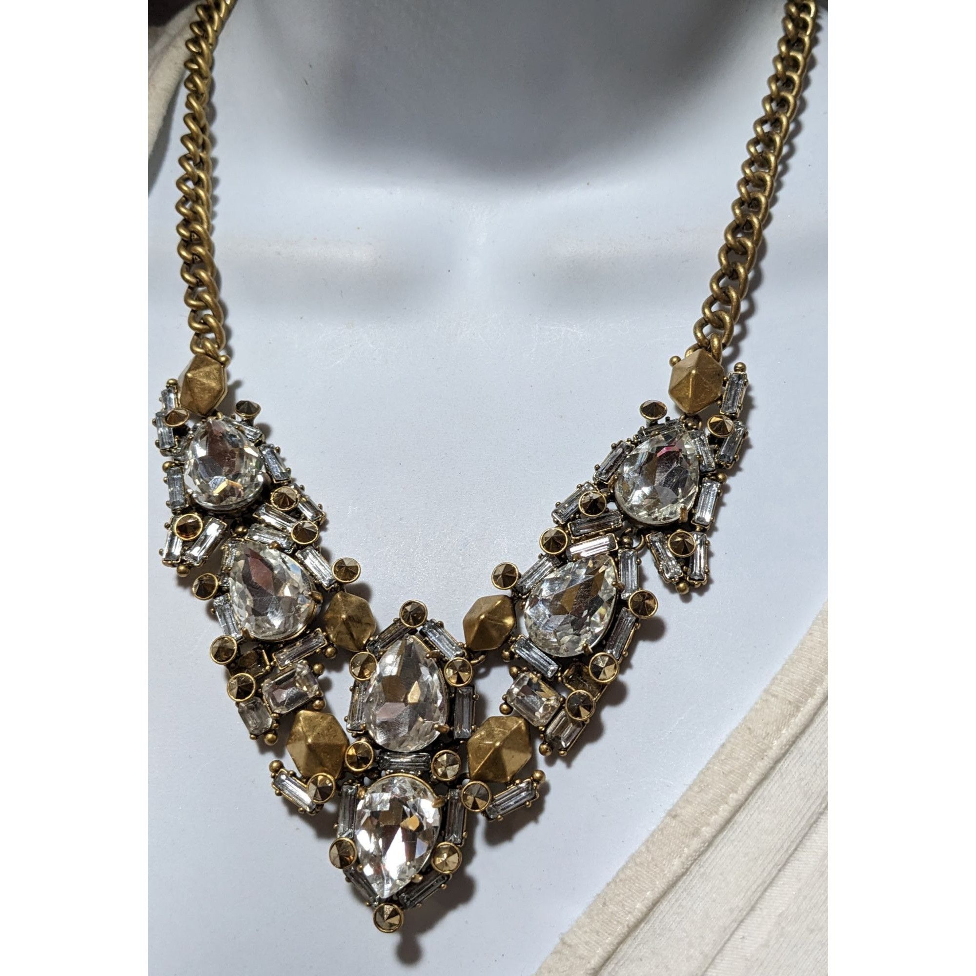 Other Stella & Dot Gold Gemmed Statement Necklace Size ONE SIZE - 8 Thumbnail