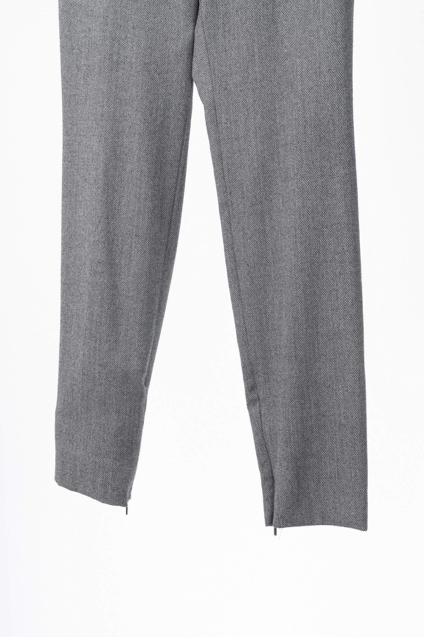 Gucci Gucci Grey Stretch-Wool Micro-Diamond Studded Trousers Size 27" / US 4 / IT 40 - 6 Thumbnail