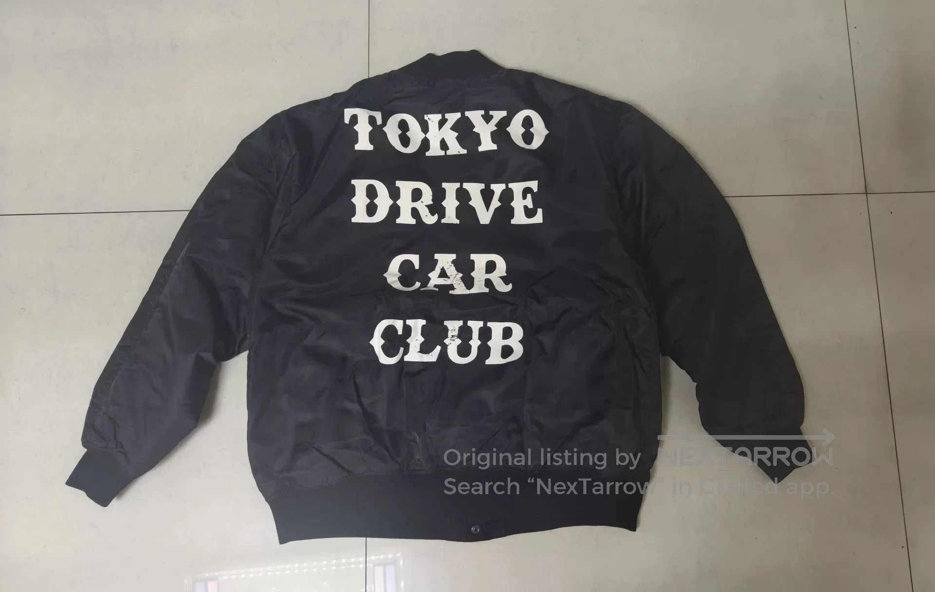 Hiroshi Fujiwara Tokyo Drive Car Club Baseball Jacket. Size US XL / EU 56 / 4 - 1 Thumbnail