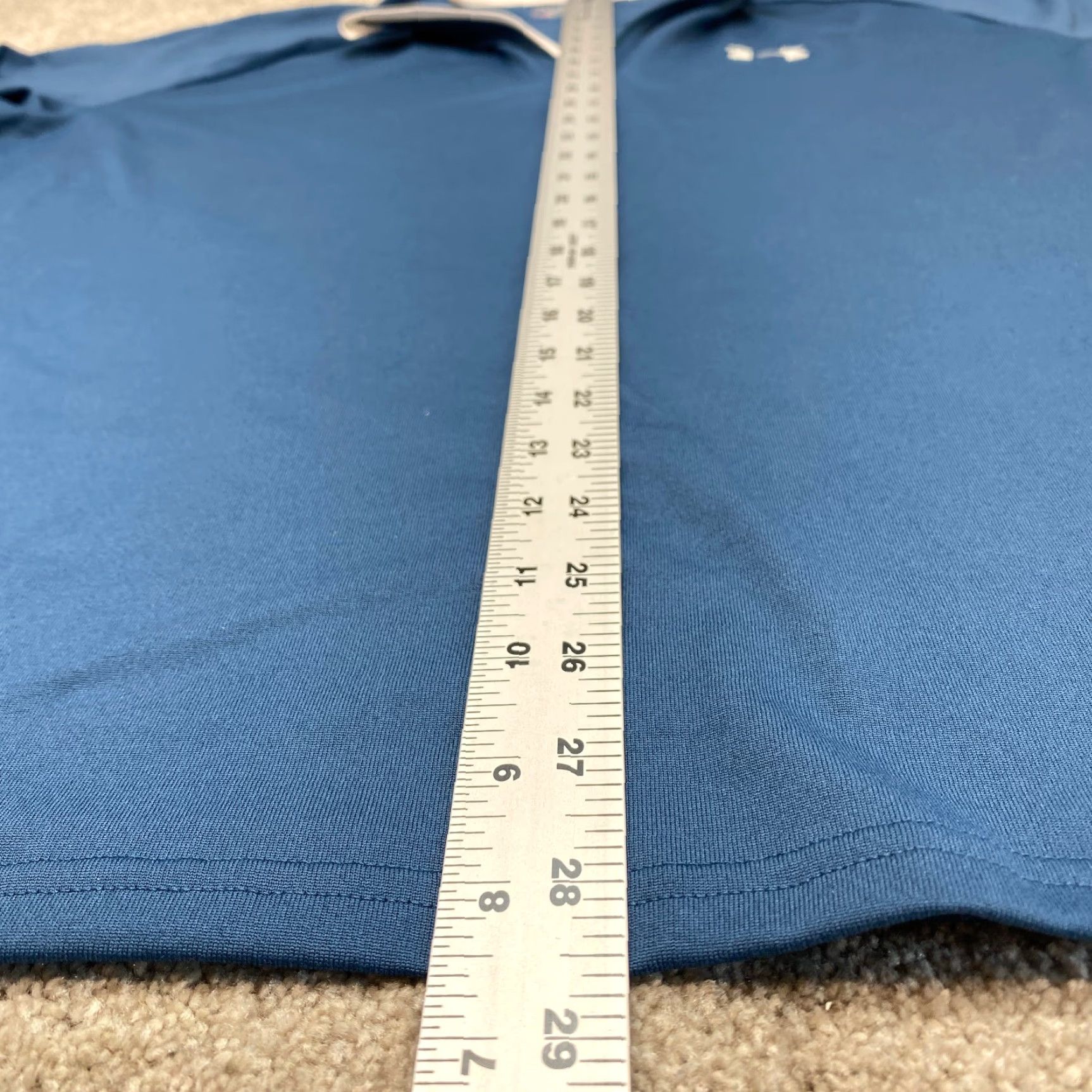 Under Armour Under Armour Pullover 1/4 Zip Shirt Mens Large Blue Long Sleeve Heat Gear 6838 Size US L / EU 52-54 / 3 - 6 Thumbnail