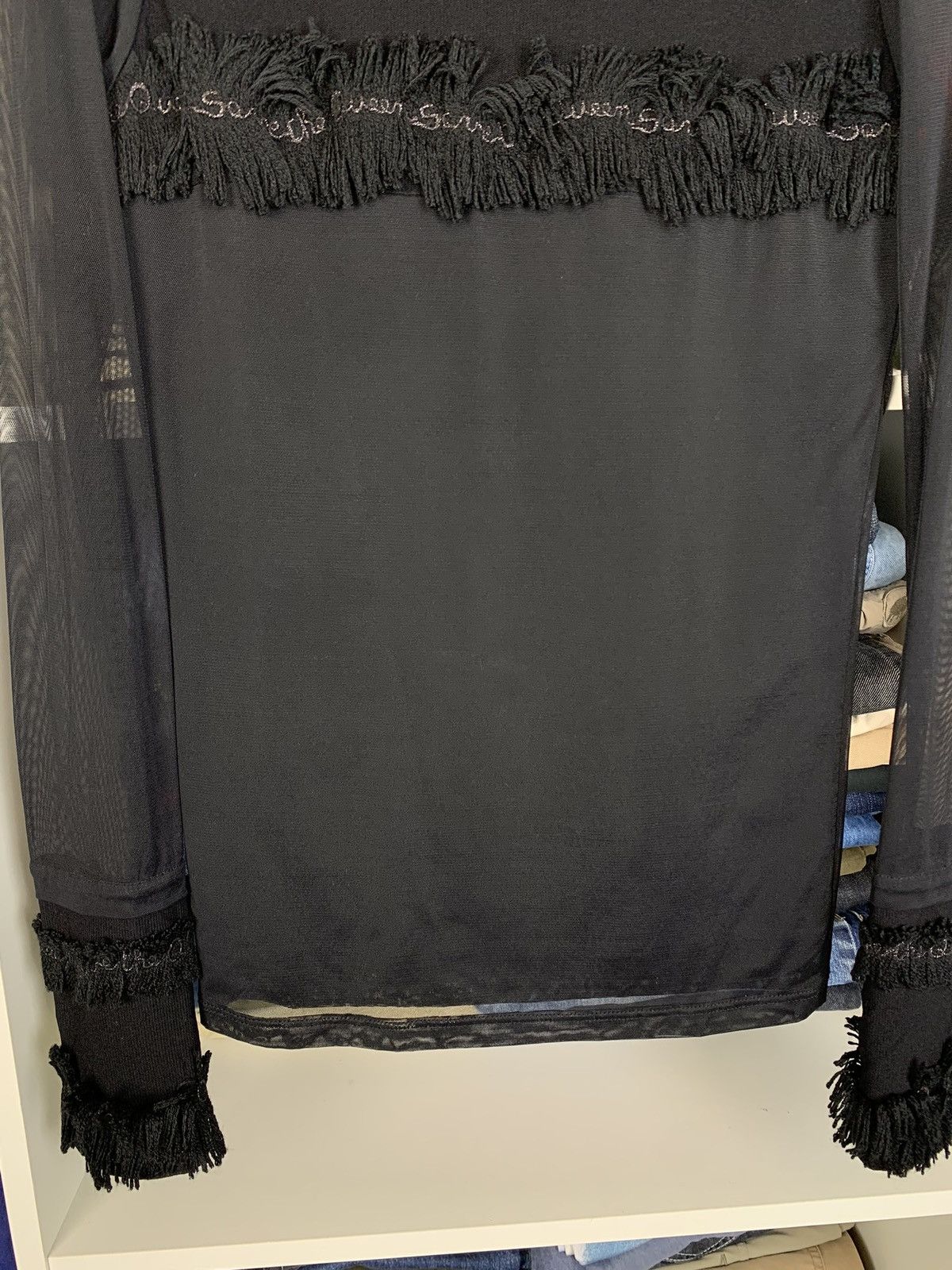 Designer Save the Queen Woman’s Blouse Long Sleeve Made in Italy Size S / US 4 / IT 40 - 7 Thumbnail