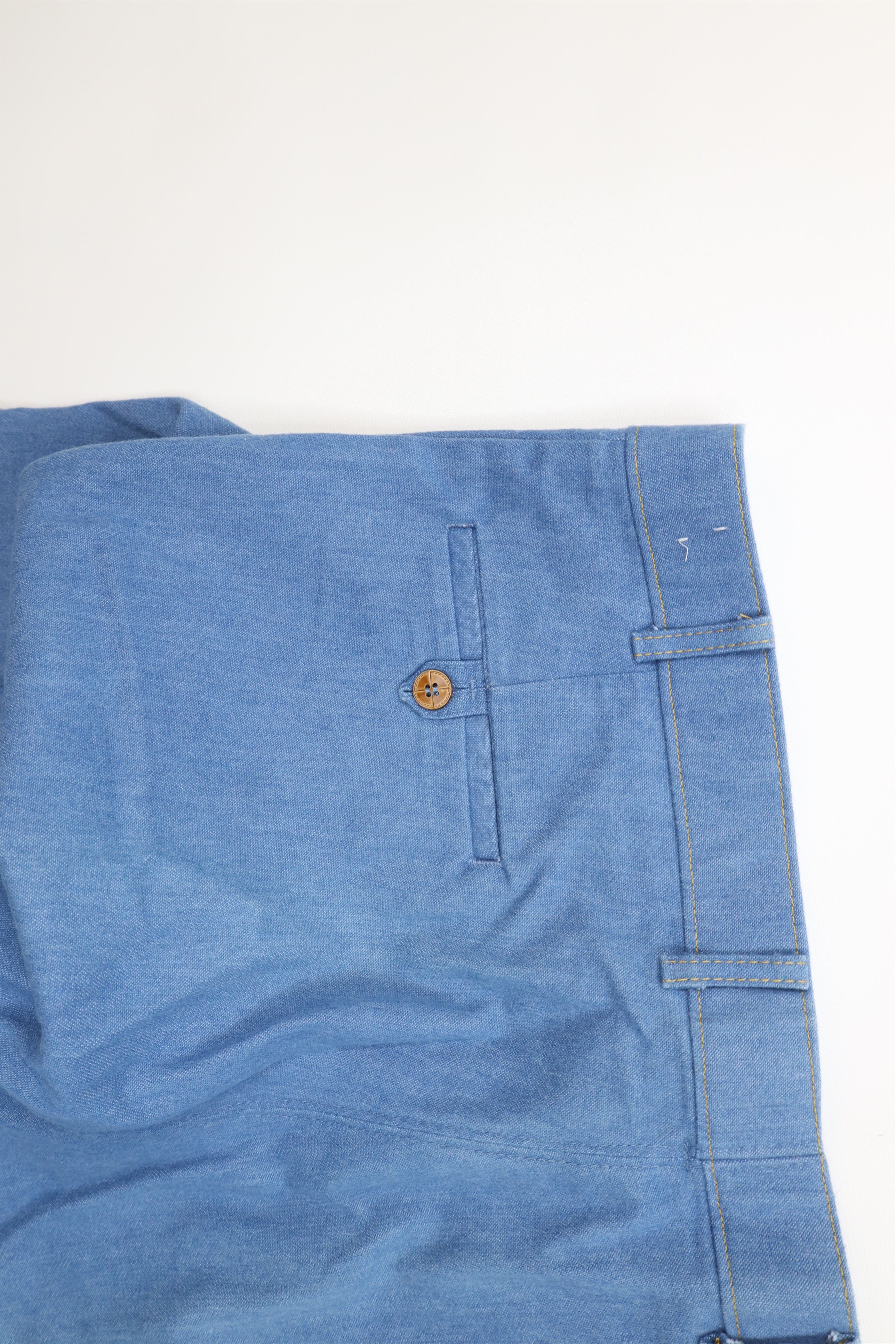 Vintage Vintage 70s Streetwear Wide Leg Bell Bottoms Jeans Blue USA Size US 38 / EU 54 - 15 Thumbnail