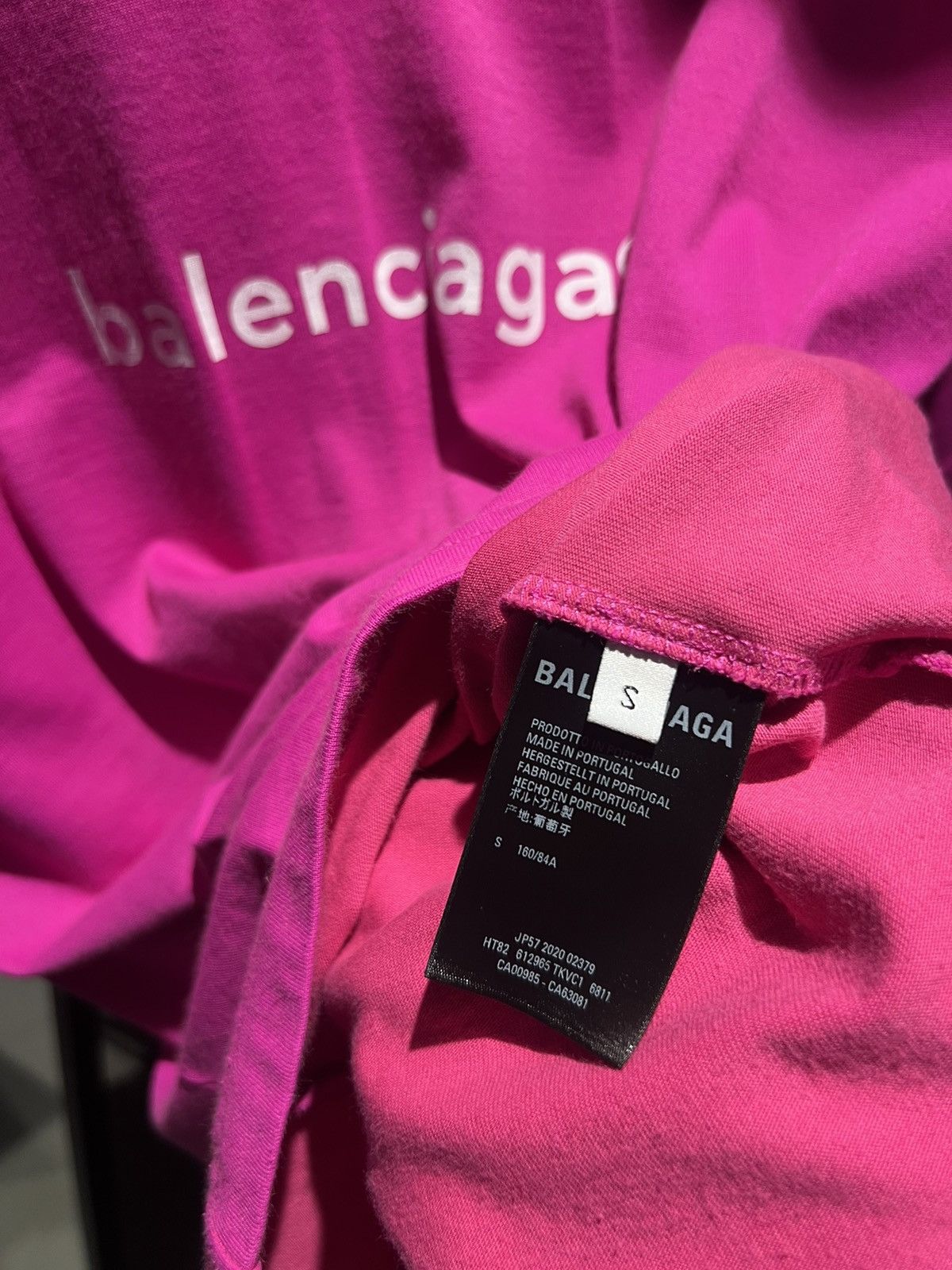 Balenciaga BALENCIAGA PINK TSHIRT Size US S / EU 44-46 / 1 - 5 Thumbnail
