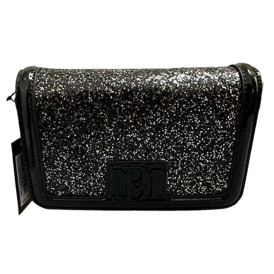 Badgley Mischka Badgley Mischka black silver glitter small crossbody clutch Size ONE SIZE - 16 Thumbnail