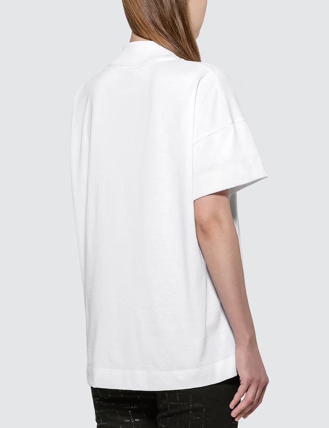 1017 ALYX 9SM o1mle1125 Mocknecktee Visual Tee in White Size XXS / US 00 / IT 34 - 3 Thumbnail