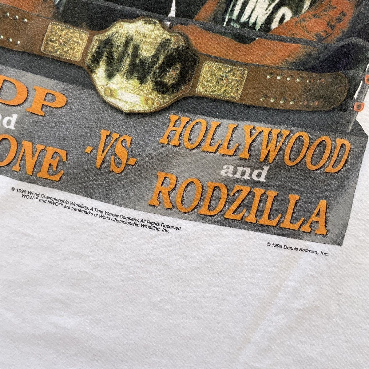 Vintage Vintage 1998 WCW Bash At The Beach WWF WWE Wrestling Shirt Size US XL / EU 56 / 4 - 4 Thumbnail