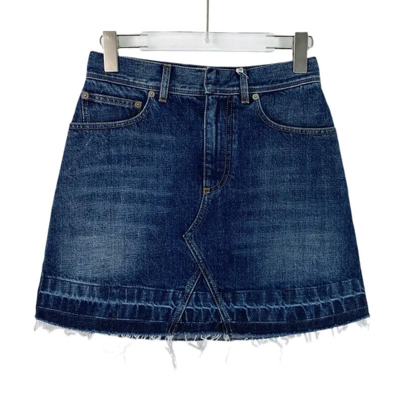 Dior Dior Blue Cotton Women's Skirt 0089 Size 22" - 1 Thumbnail