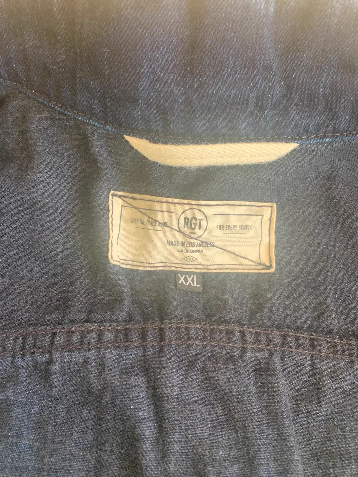 Other RGT Double-Dyed Distressed Denim Jacket XXL Size US XXL / EU 58 / 5 - 4 Thumbnail