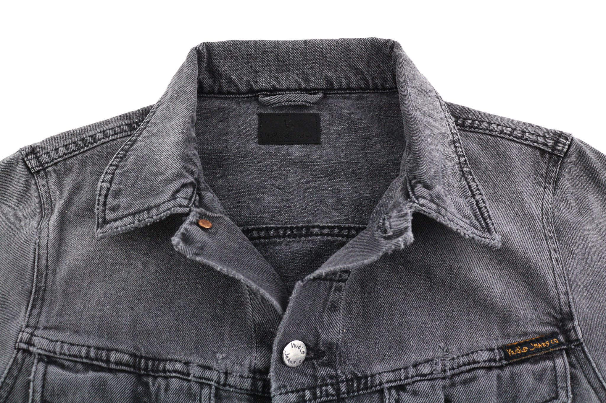 Nudie Jeans BILLY S Desolation Polo Logo Patch Denim Jacket 82469 Size US S / EU 44-46 / 1 - 4 Thumbnail