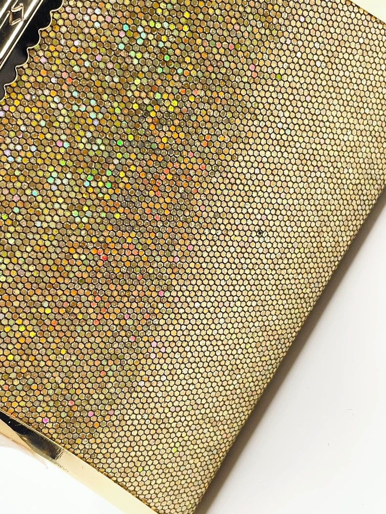 Kenzo Kenzo Gold sequin pie pair gold handbag 2504-Nextarrow Size ONE SIZE - 6 Thumbnail