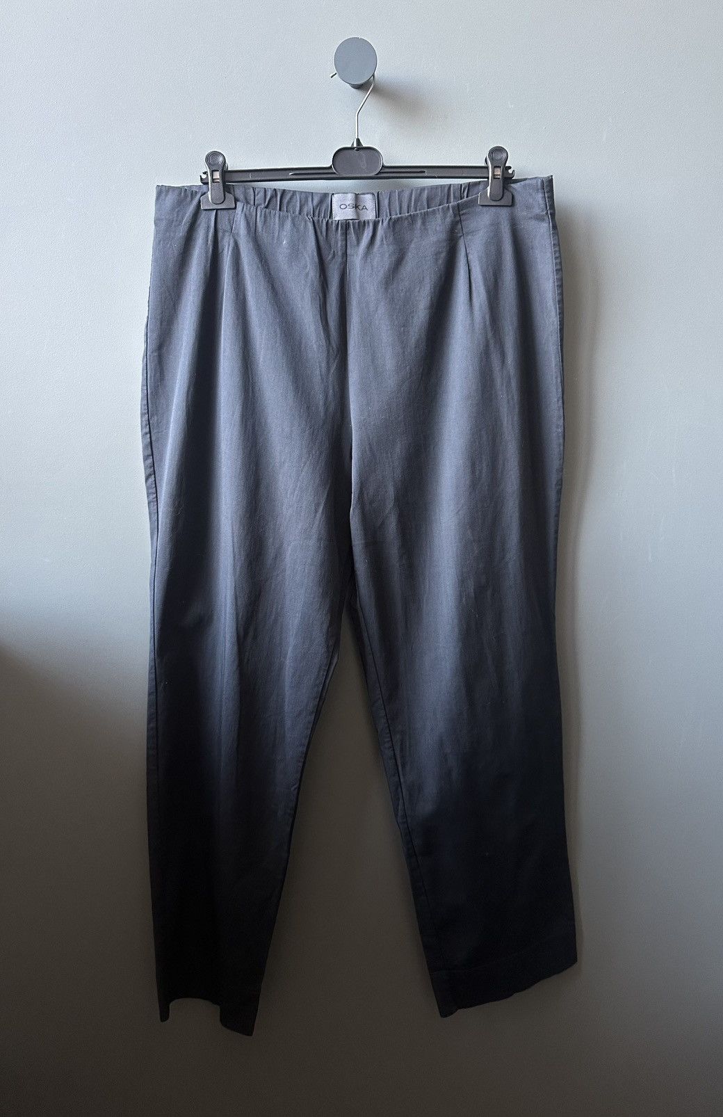 Japanese Brand Oska Baggy Fit Navy Blue Pants Japanese Size 5 Size US 41 - 1 Thumbnail