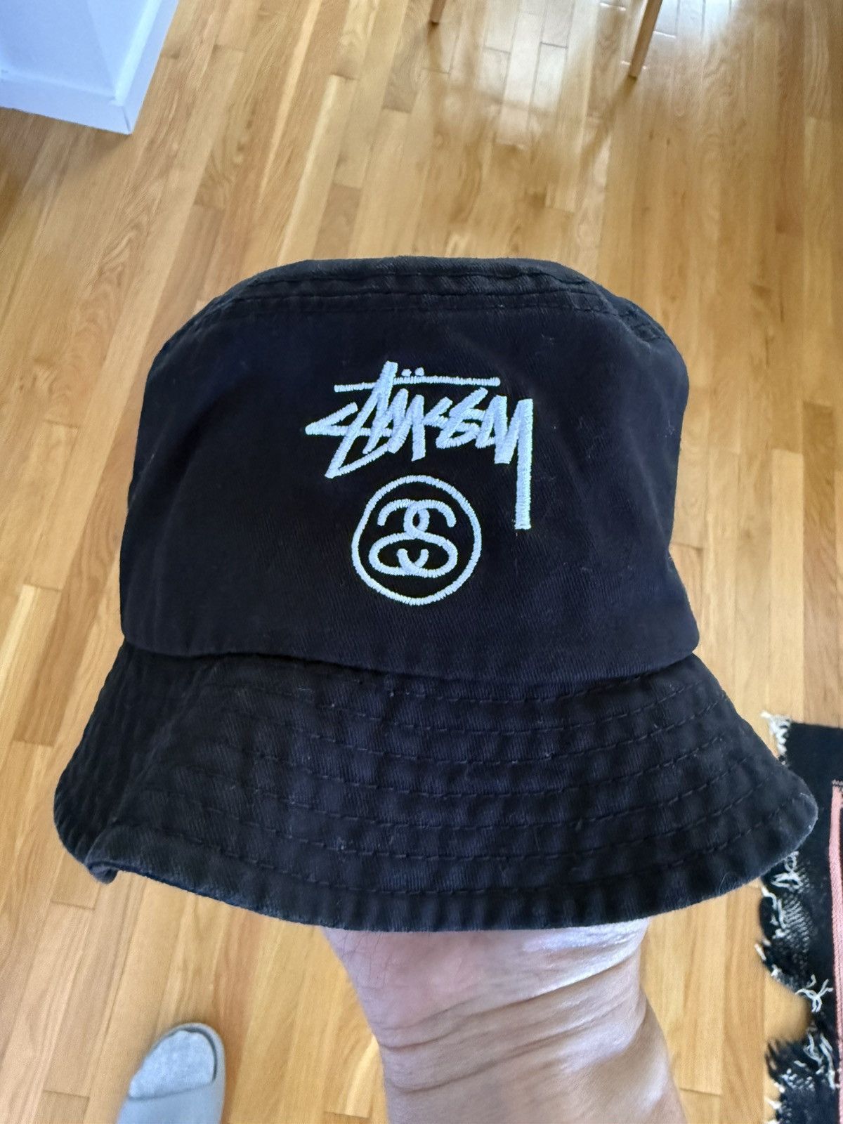 Stussy Stussy Black Bucket hat small/medium Size ONE SIZE - 5 Thumbnail