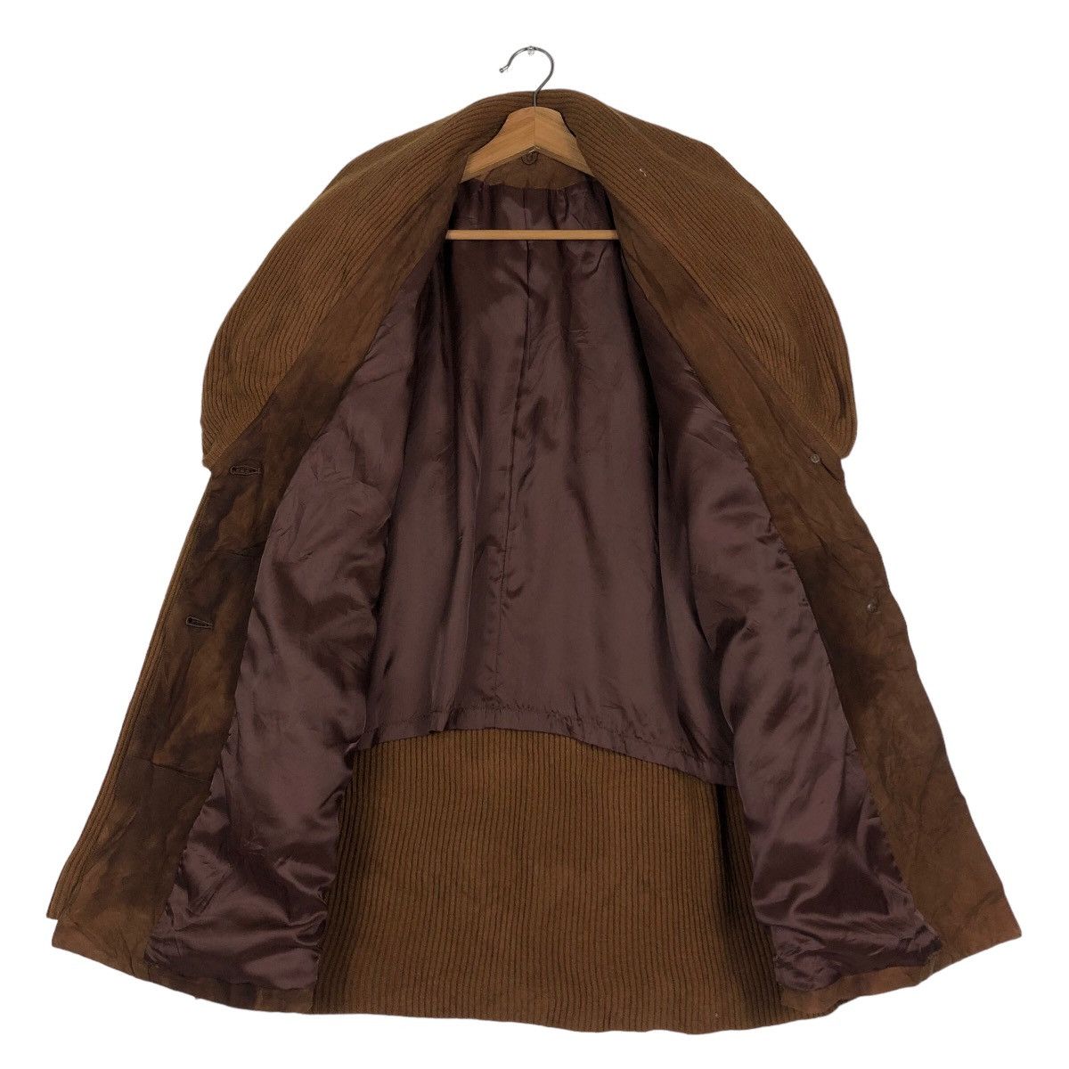 Issey Miyake 🔥Vintage Suede Leather Jacket Double Breast Japan Made Size US M / EU 48-50 / 2 - 13 Thumbnail