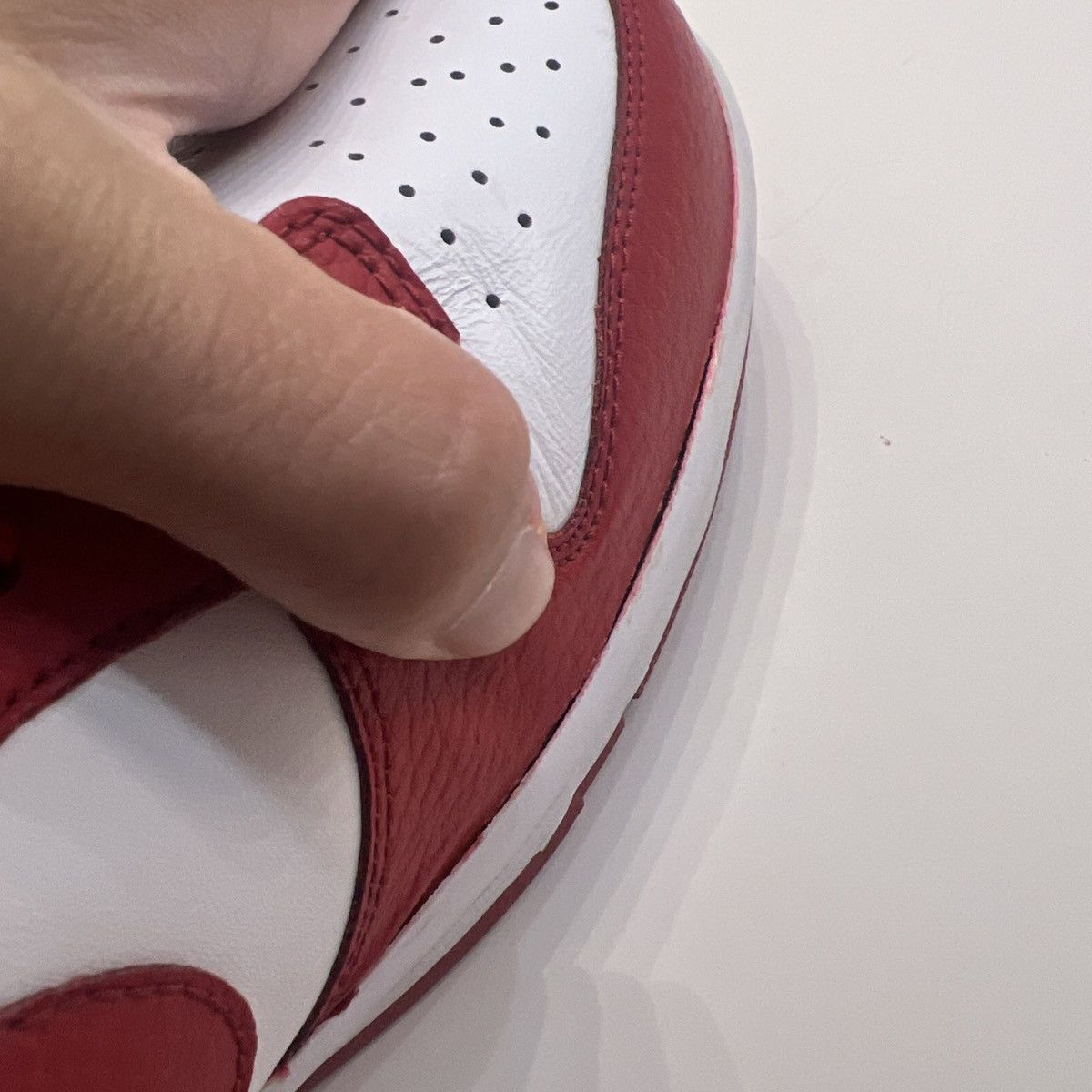 Nike × Vintage 2011 Nike Dunk Low BTTYS - Varsity Red Size US 12 / EU 45 - 9 Thumbnail