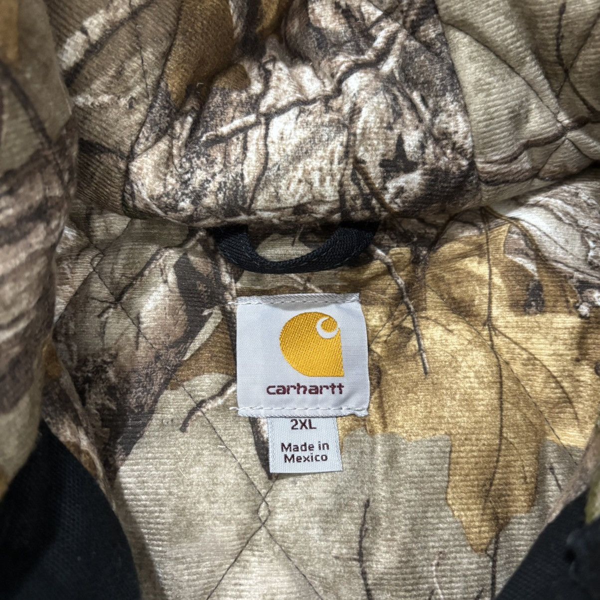 Carhartt Carhartt Active Jacket Realtree Camo Quilted Lined 2XL Black Size US XXL / EU 58 / 5 - 3 Thumbnail