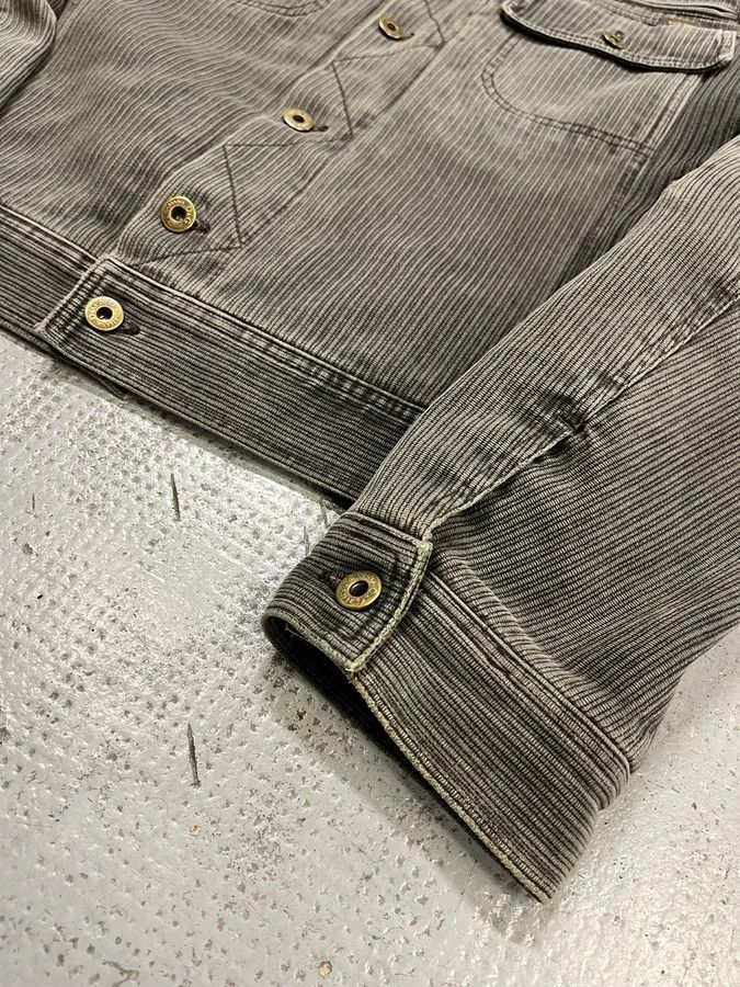 Dolce & Gabbana AW2003 Dolce & Gabbana Grey Corduroy & Green Jacket Size US L / EU 52-54 / 3 - 6 Thumbnail