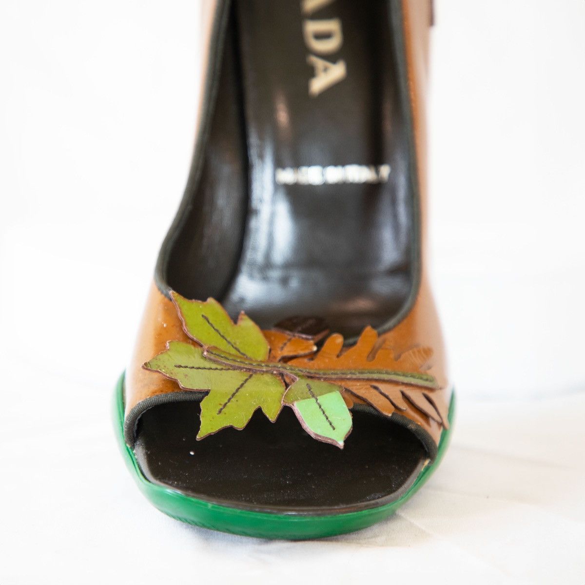 Prada Prada FW 1999 Foliage Heels Size US 7.5 / IT 37.5 - 8 Thumbnail