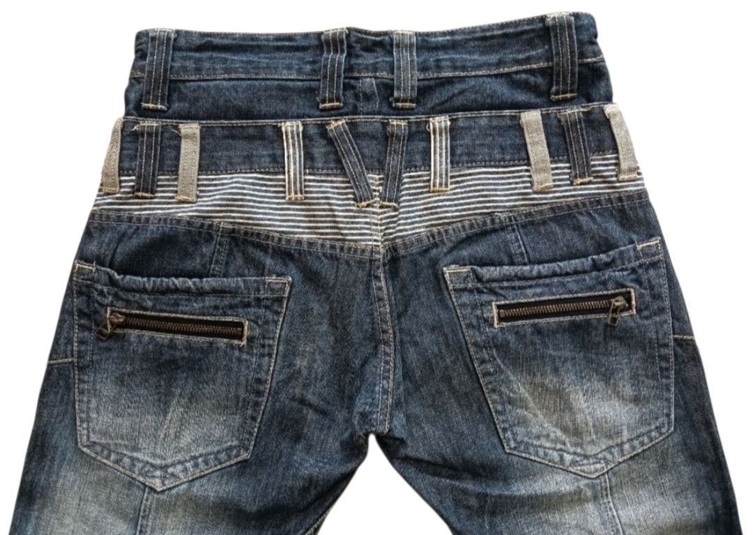 Other Dominate Double Waist Distressed Jeans Size US 32 / EU 48 - 8 Thumbnail