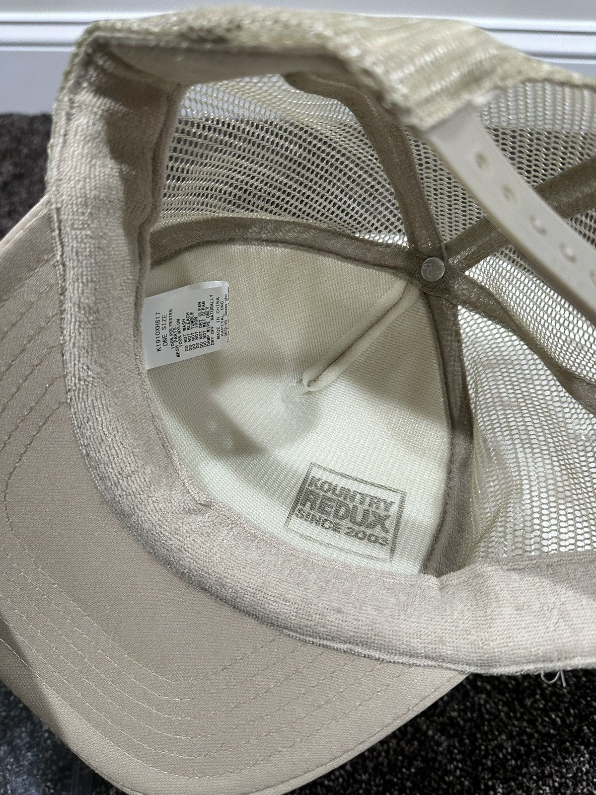 Kapital Kapital Kountry Workin’ Like a Dog Trucker Tan Hat 2020 Size ONE SIZE - 8 Thumbnail