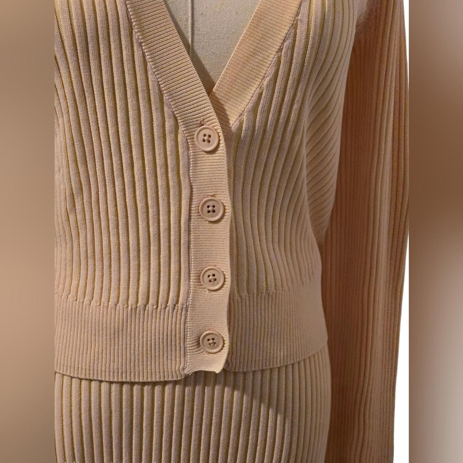Other L*Space Pink & Yellow Ribbed Sweater & Skirt Set Size 26" / US 2 / IT 38 - 8 Thumbnail