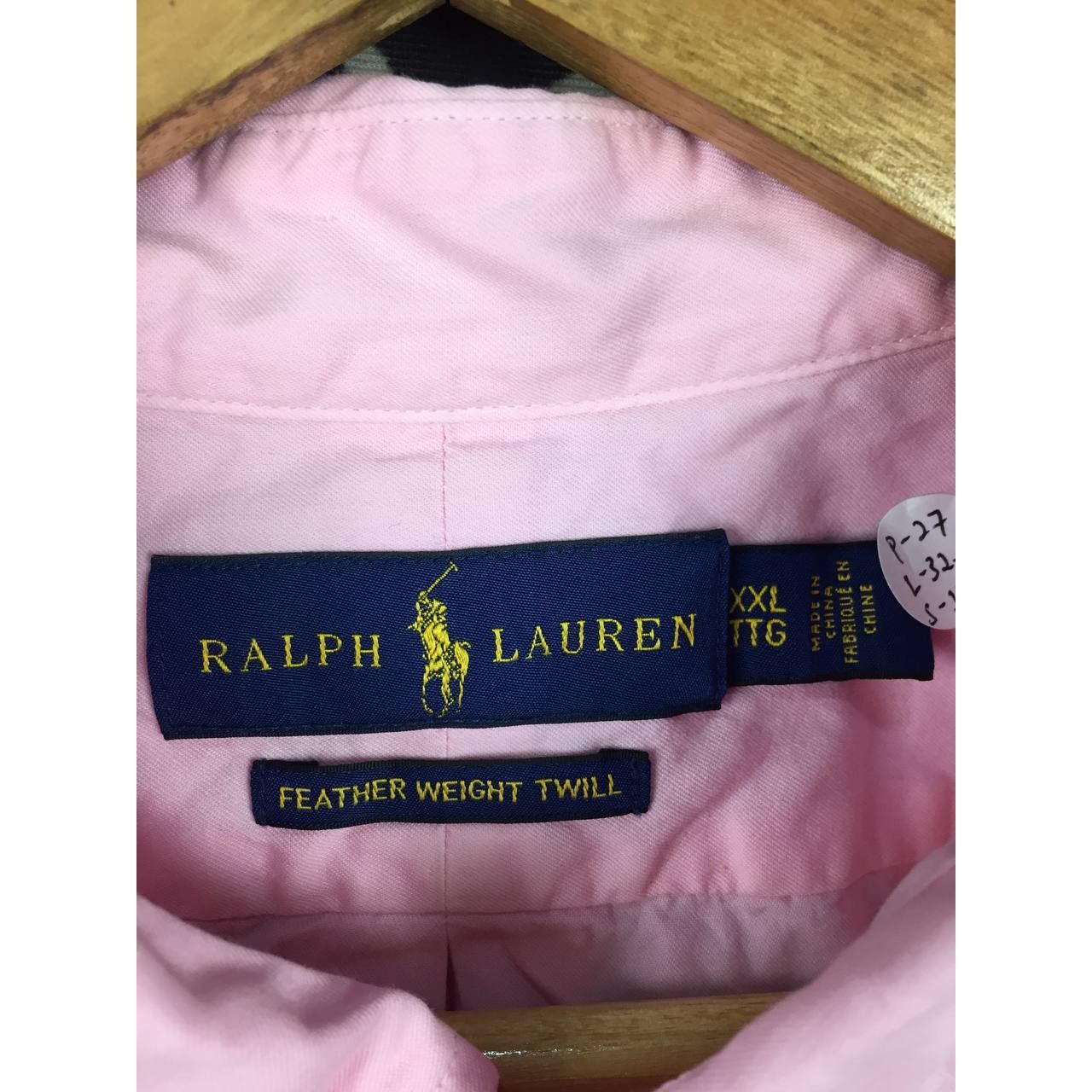 Ralph Lauren × Vintage Vtg Ralph Lauren Feather Weight Twill Shirt Size XXL Size US XXL / EU 58 / 5 - 12 Thumbnail