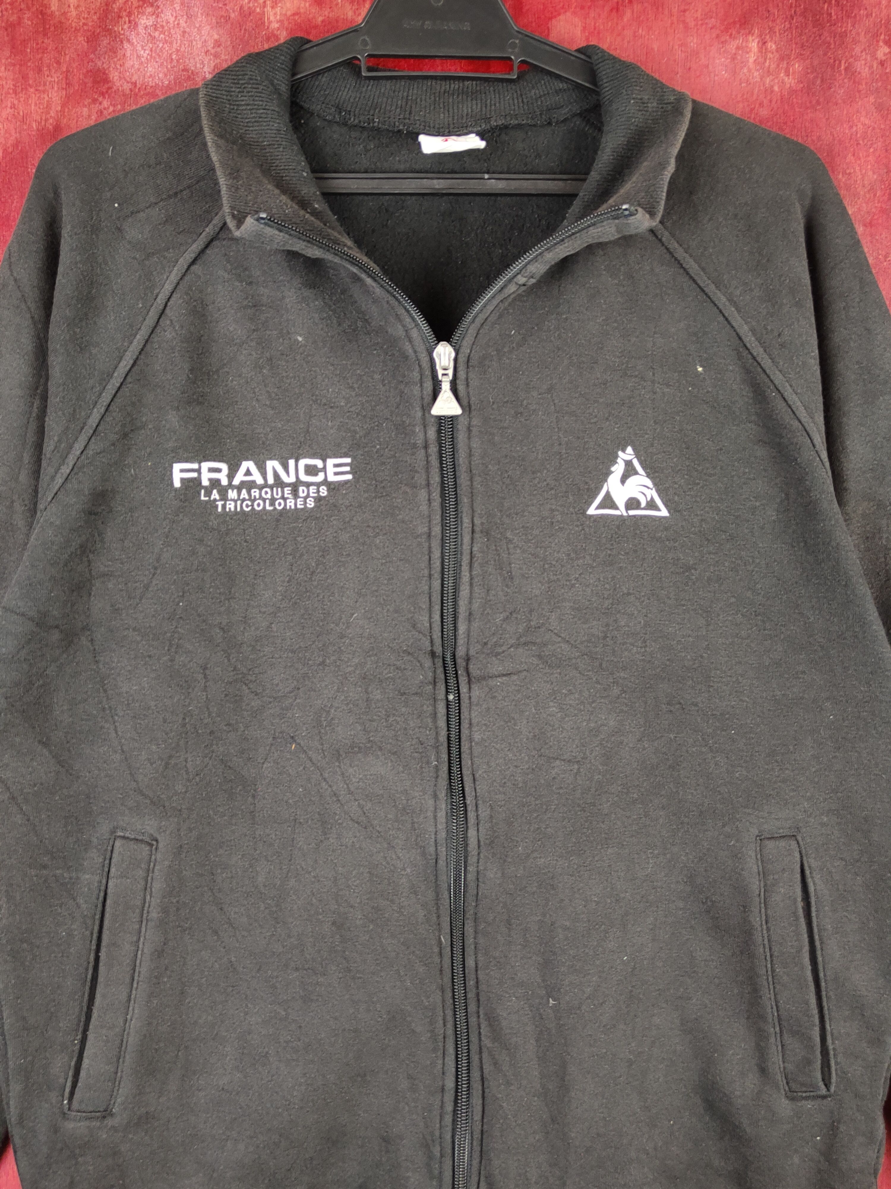 Japanese Brand × Le Coq Sportif × Vintage Le Coq Sportif vintage japan Black Sweaters #S1360 Size US L / EU 52-54 / 3 - 2 Thumbnail
